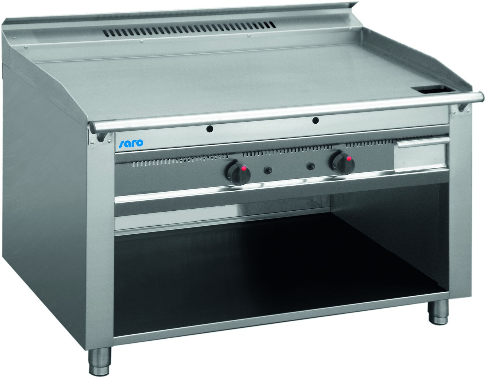SARO Electrische Teppanyaki Grill met open onderstel model TED2/120E SARO Electrische Teppanyaki Grill met open onderstel model TED2/120E